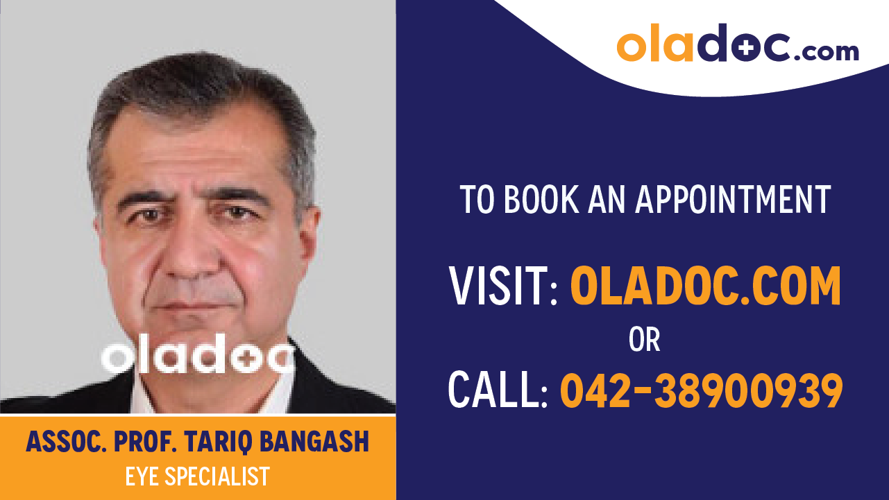 Book appointment with Dr.Tariq Bangash-best Eye Specialist in Islamabad